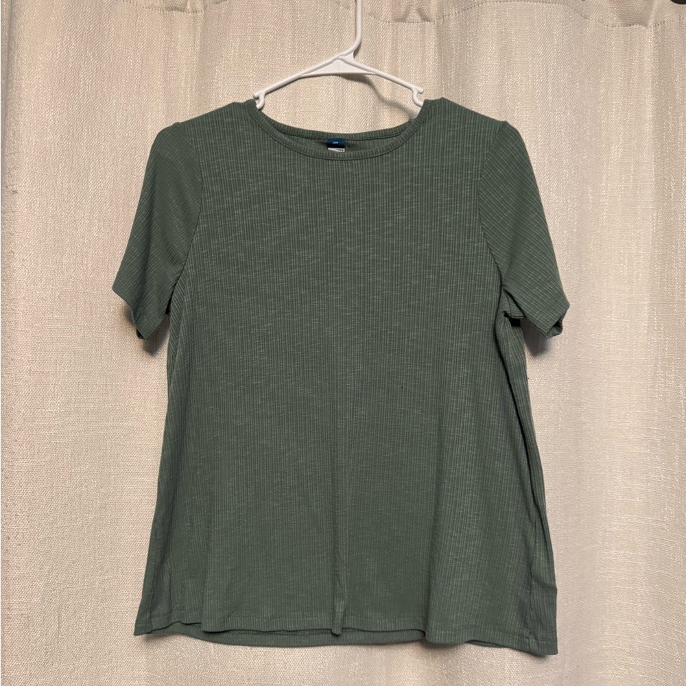 Old Navy Luxe Olive Green Tee